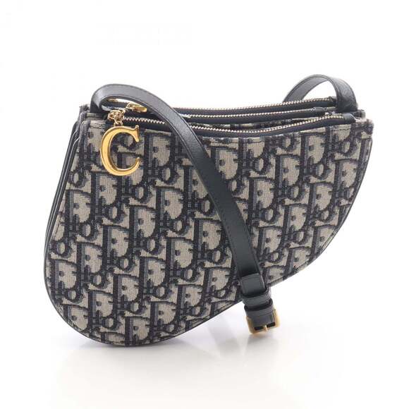 Dior Handbags - CHRISTIAN DIOR Cream Leather Shoulder Bag